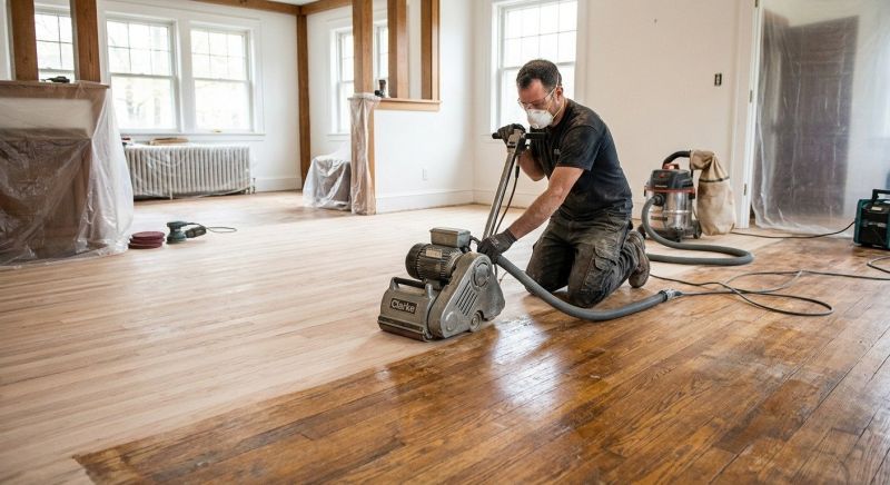 Ash Floor Refinishing in Olathe, KS