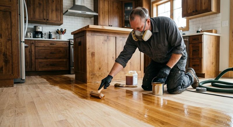 Cabin Floor Refinishing in Overland Park, KS