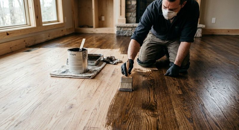 Hardwood Floor Staining in Alpharetta, GA