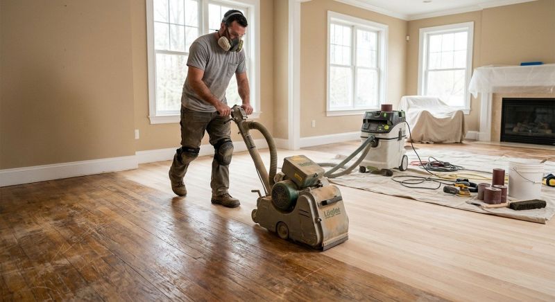 Hickory Floor Refinishing in Alpharetta, GA