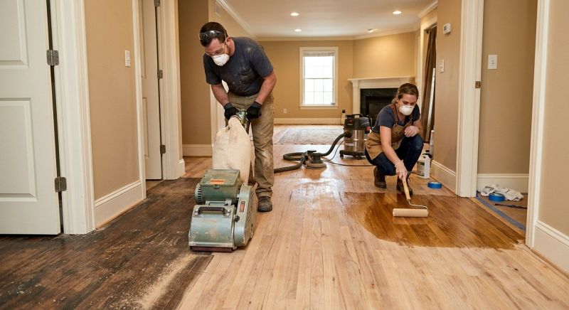 Oak Floor Refinishing in Overland Park, KS
